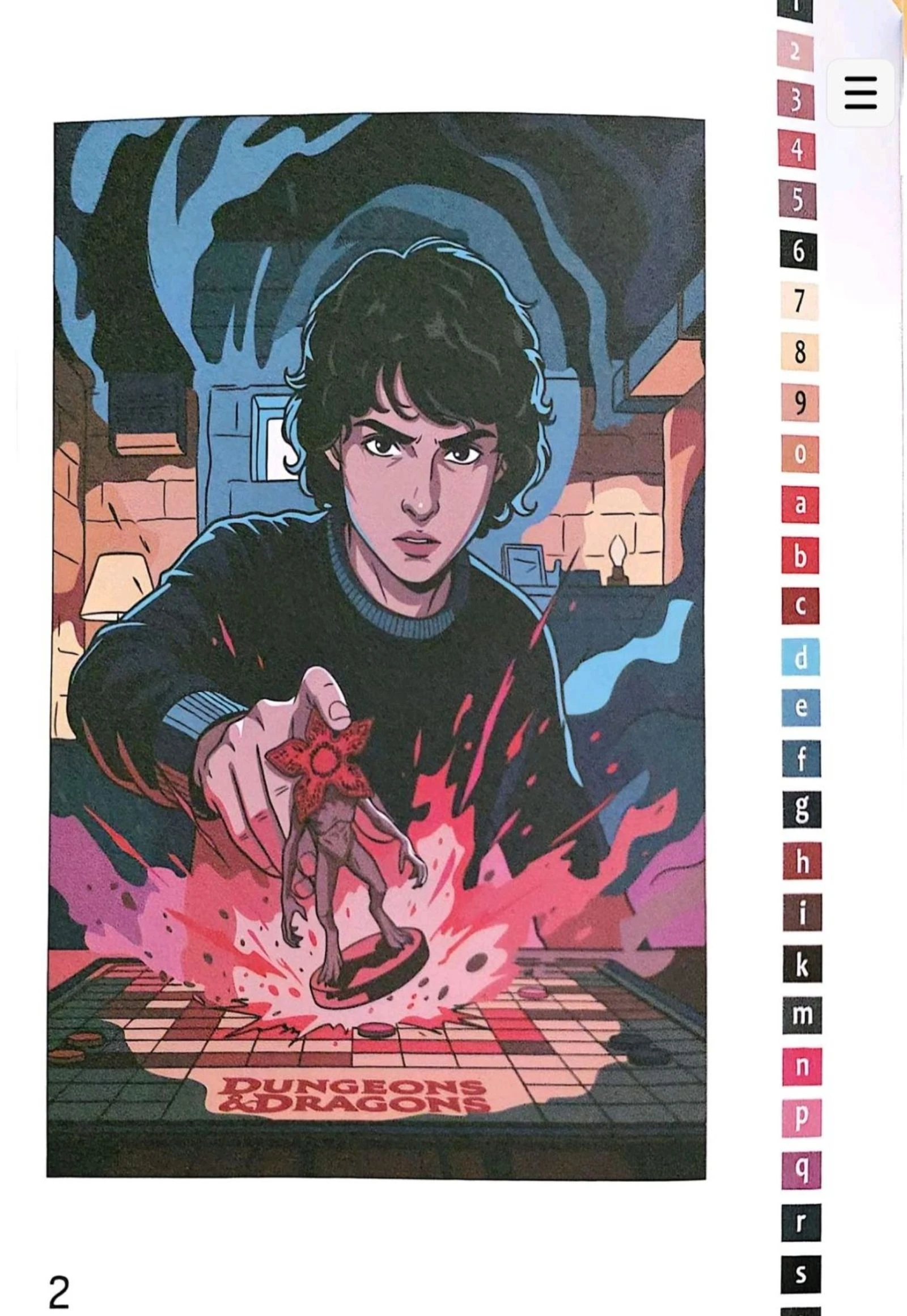 Coloriage mystère stranger thing  – photo 3